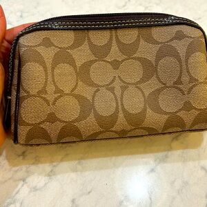 Coach makeup pouch